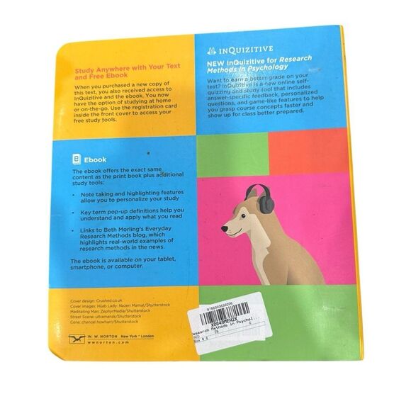 Research Methods in Psychology Textbook Beth morling - Picture 2 of 5